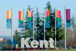 Kent welcome sign to illustrate Kent HVAC services
