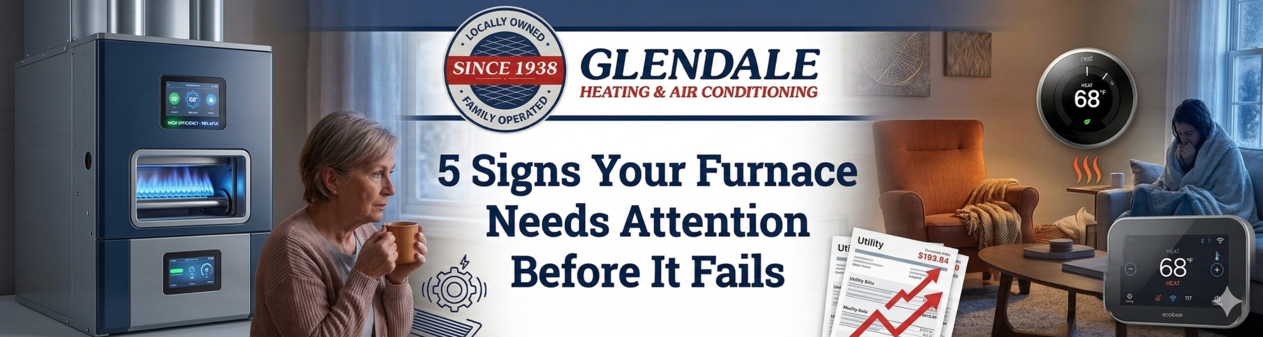 Featured image for “5 Signs Your Furnace Needs Attention Before It Fails”