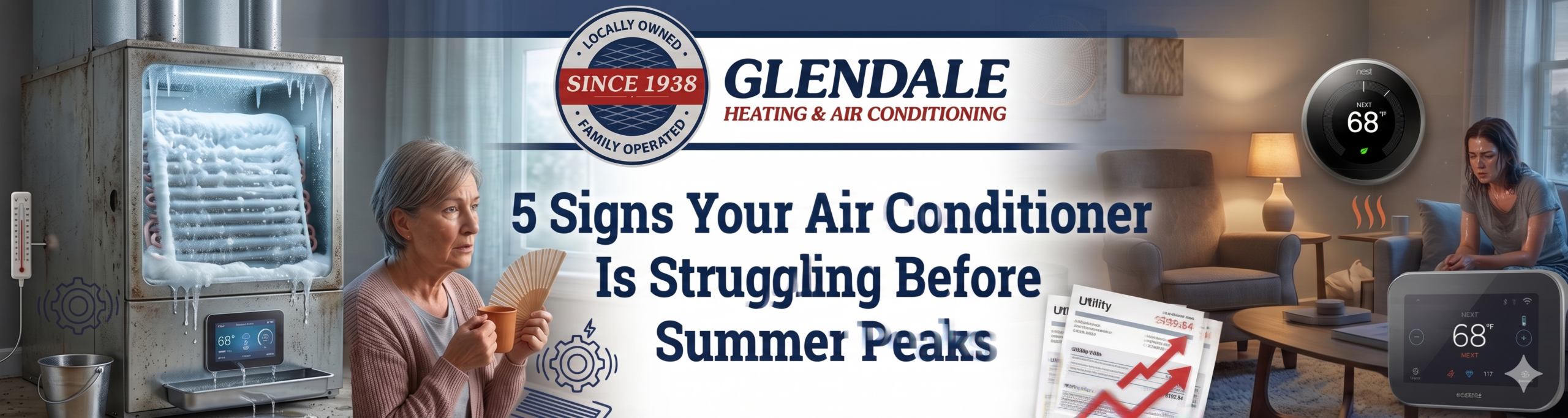 Featured image for “5 Signs Your Air Conditioner Is Struggling Before Summer Peaks”